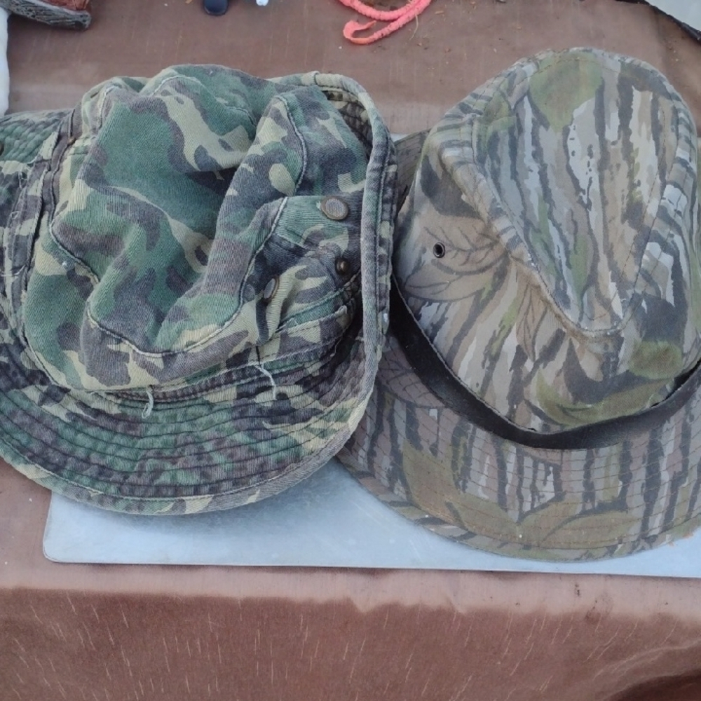 Camouflage Bucket Hat Pair (Large &XXL)